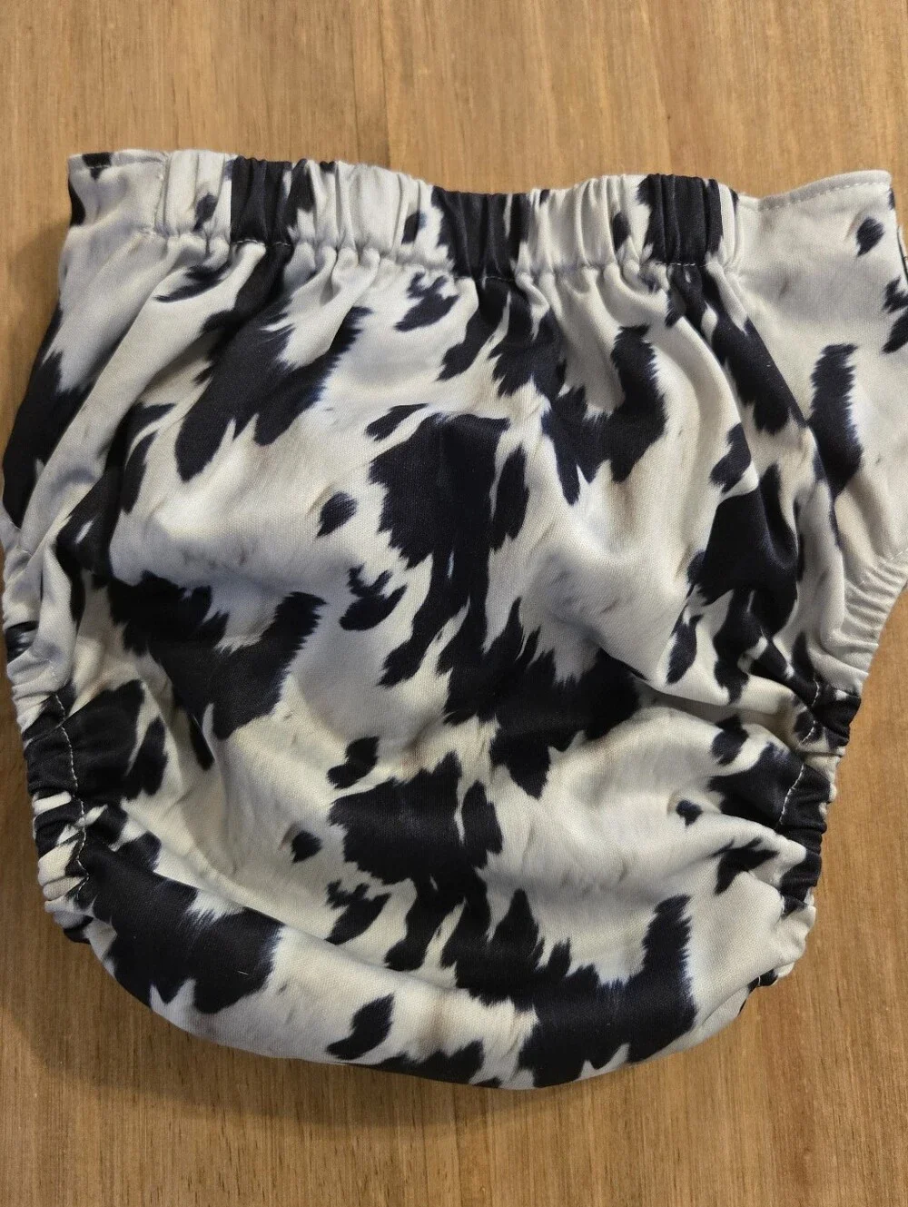 Lalabooty cow print xl sized pocket cloth diaper